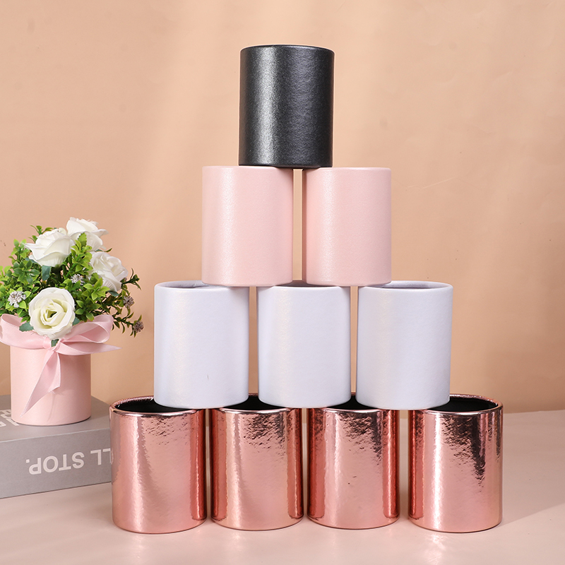 Florist Supply Paper - Lot de 4 mini boîtes rondes