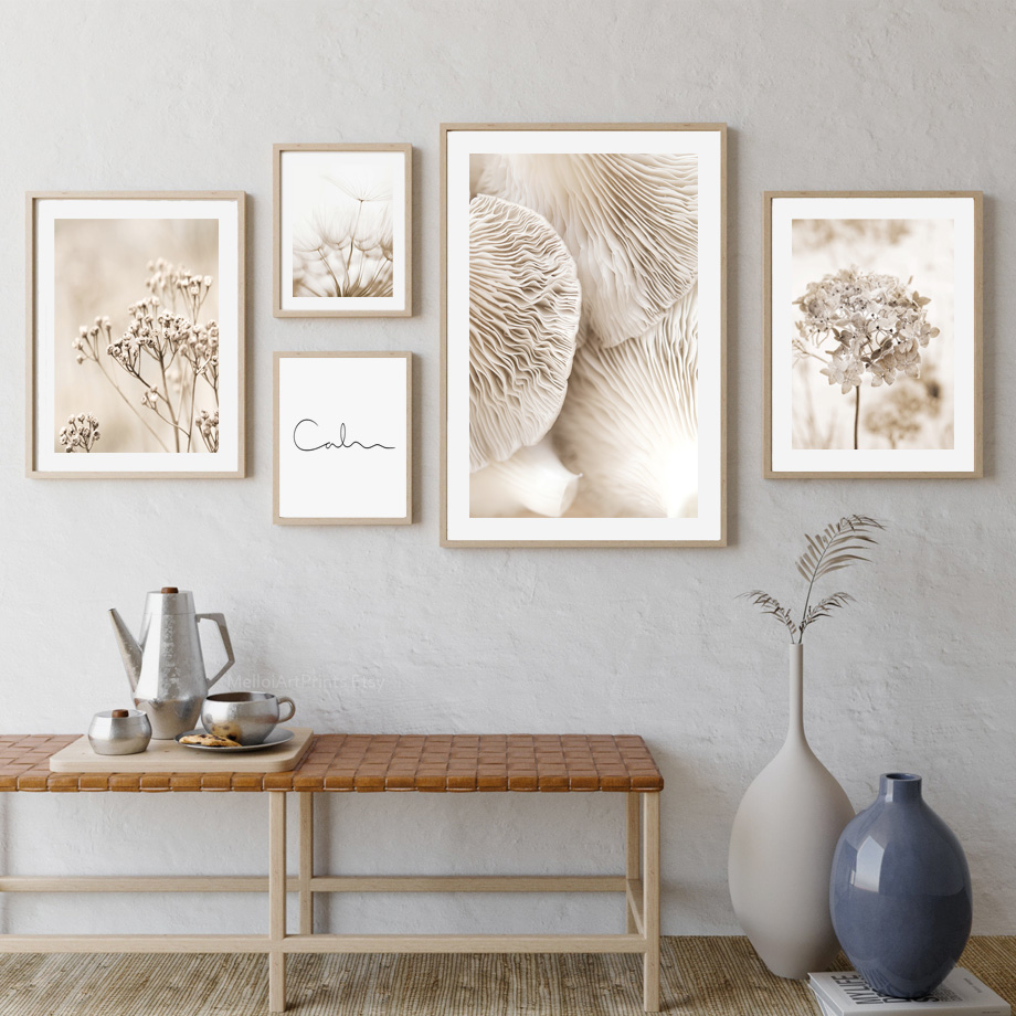 Affiche Murale Bohème Beige Ne - Palm Leaf Dried avis et prix